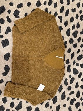 Free People Bouclé Teddy sweater